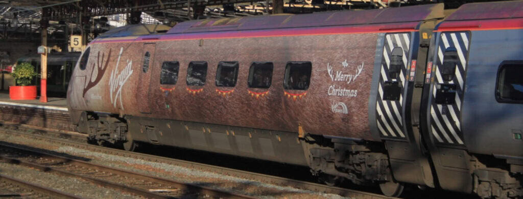 I’ll be home for Christmas - travellinb by train