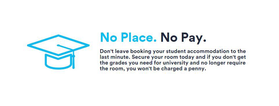 student accommodation no place no pay
