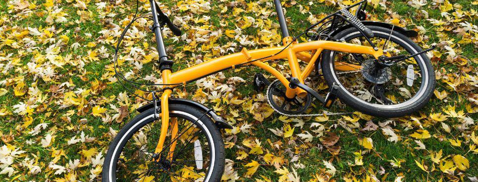 folding bikes at london student accommodation