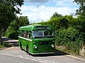 Preserved Western National single deck bus, a rare Bristol SUS model