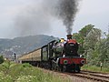 7828 Norton Manor leaving Minehead with the special Jubilee Express in June 2012
