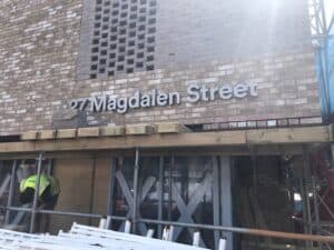 27 magdalen st exterior sign