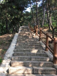 steps to wall in Beijing
