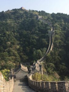 view of great wall in Beijing