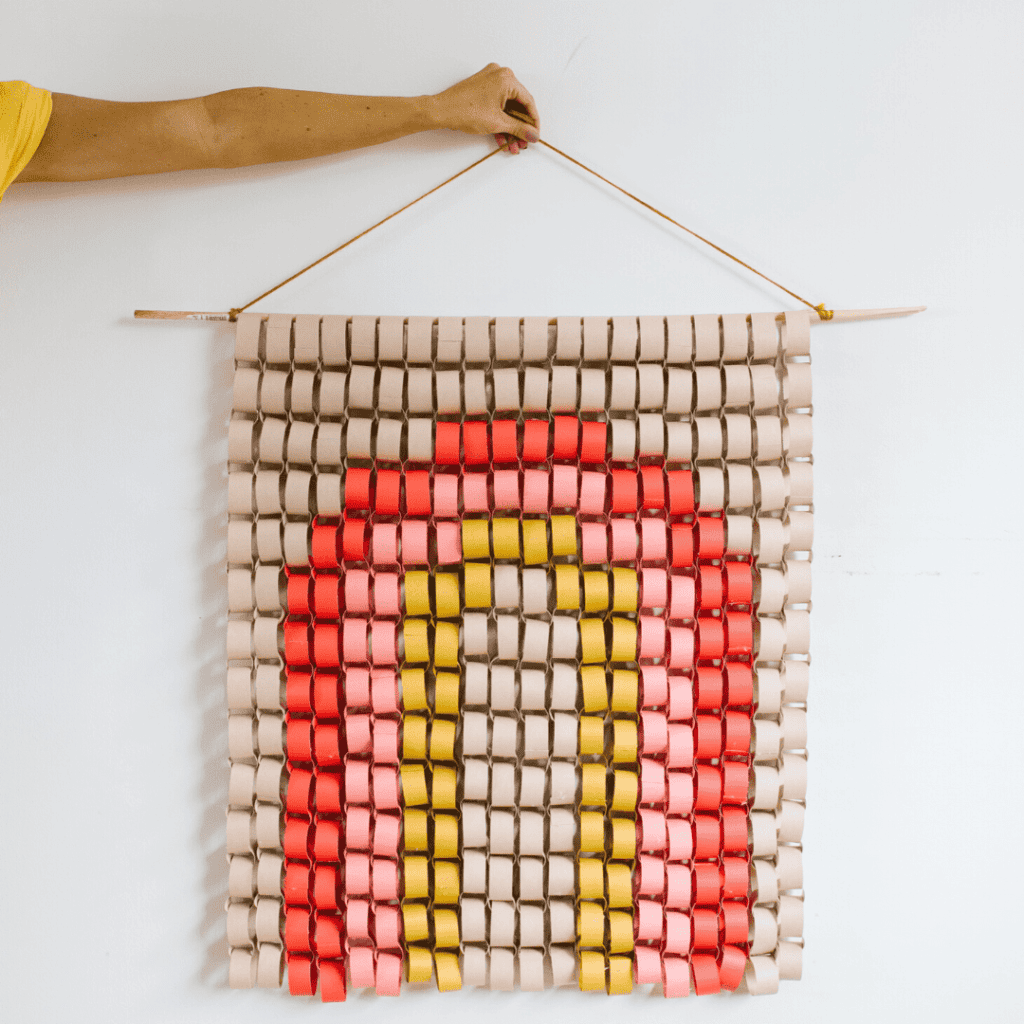 CreativeThursdays NHS Rainbow Art - Paper Chain Rainbow Wall Hanging