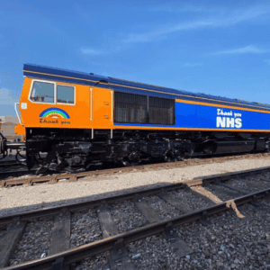 CreativeThursdays NHS Rainbow Art - Rainbow Train