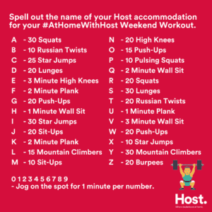 Host-Alphabet-Weekend-Workout