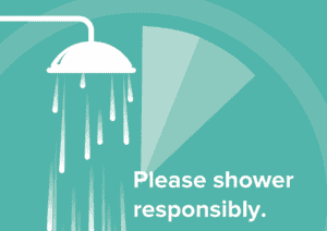 shower responsibly